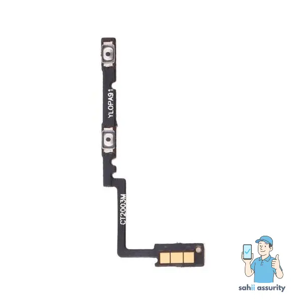Volume Button Flex Cable for Oppo F15 thumbnail